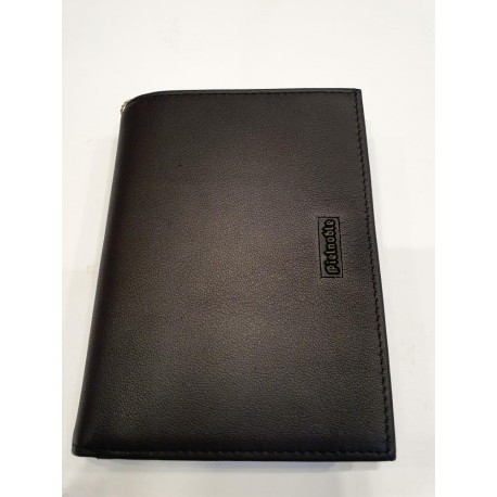 CARTERA SR PIELNOBLE BICOLOR  NEGRO/VERDE